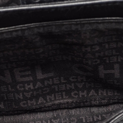 مملوكة مسبقًا Chanel Black Quilted Leather Mademoiselle Lock Accordion Flap Bag