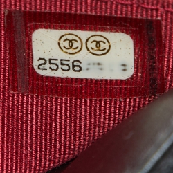 Pre Owned Chanel Black Quilted Leather CC Gabrielle Wallet On Chain