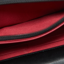 Pre Owned Chanel Black Quilted Leather CC Gabrielle Wallet On Chain