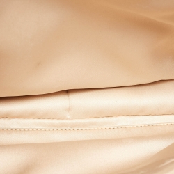 Pre Owned Chanel Beige Quilted Caviar Leather GST Shopper Tote