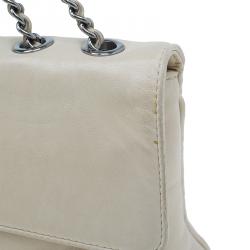 Pre Owned Chanel Beige Leather Duchess Shoulder Bag