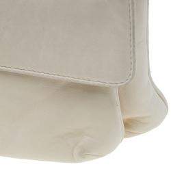 Pre Owned Chanel Beige Leather Duchess Shoulder Bag