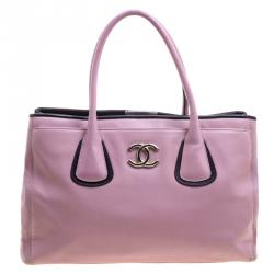 مملوكة مسبقًا Chanel Lilac Leather Large Cerf Executive Tote