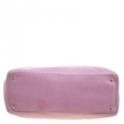 مملوكة مسبقًا Chanel Lilac Leather Large Cerf Executive Tote