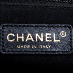 Pre Owned Chanel Matte Black Quilted Leather Classic Flap Top Handle Bag