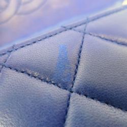 مملوكة مسبقًا Chanel Purple Lambskin Square Flap Bag