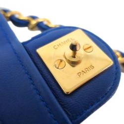 مملوكة مسبقًا Chanel Purple Lambskin Square Flap Bag