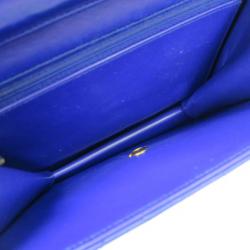 مملوكة مسبقًا Chanel Purple Lambskin Square Flap Bag