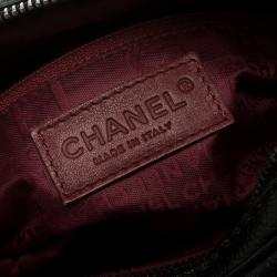 Pre Owned Chanel Black Caviar Leather Mini Bowling Bag