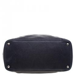 Pre Owned Chanel Black Iridescent Leather CC Tote