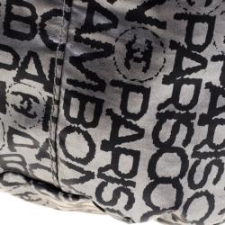 Pre Owned Chanel Dark Silver Vinyl Limited Edition Large Hobo