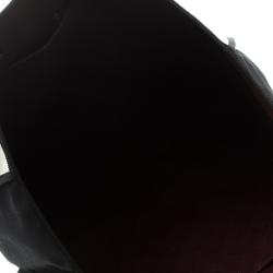 Pre Owned حقيبة يد شانيل ليديز فيرست شوبر كانفاس سوداء/ بيضاء