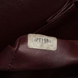 Pre Owned Chanel Black Lambskin Chevron Flap Shoulder Bag