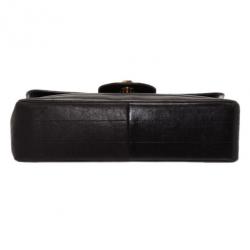Pre Owned Chanel Black Vintage Horizontal Stitch Bag