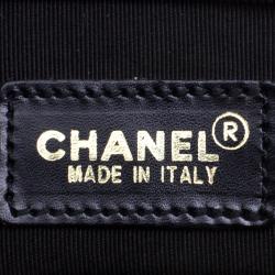 مملوكة مسبقًا حقيبة صغيرة شانيل سلسلة كوكو قماش سوداء