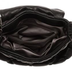 Pre Owned Chanel Black Quilted Bubble Large Flap Bag
