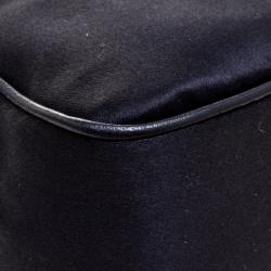 Pre Owned حقيبة كروس شانيل كاميليا فيونكة ساتان سوداء