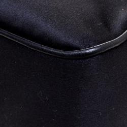 Pre Owned حقيبة كروس شانيل كاميليا فيونكة ساتان سوداء