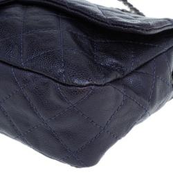 مملوكة مسبقًا Chanel Purple Coated Caviar Flap Bag