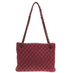 مملوكة مسبقًا Chanel Pink Lambskin Leather New Bubble Medium North-South Tote