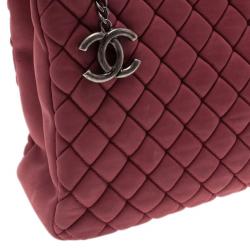 مملوكة مسبقًا Chanel Pink Lambskin Leather New Bubble Medium North-South Tote