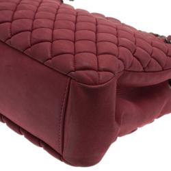 مملوكة مسبقًا Chanel Pink Lambskin Leather New Bubble Medium North-South Tote