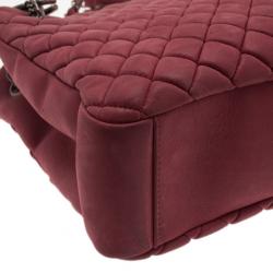 مملوكة مسبقًا Chanel Pink Lambskin Leather New Bubble Medium North-South Tote