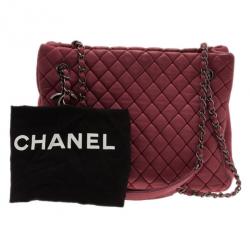 مملوكة مسبقًا Chanel Pink Lambskin Leather New Bubble Medium North-South Tote