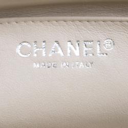 Pre Owned Chanel Black Chocolate Bar Leather Frame Bag
