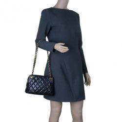 مملوكة مسبقًا Chanel Black Lambskin Vintage Mademoiselle Small Shoulder Bag