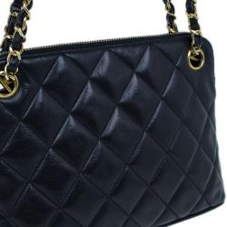 مملوكة مسبقًا Chanel Black Lambskin Vintage Mademoiselle Small Shoulder Bag