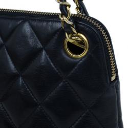 مملوكة مسبقًا Chanel Black Lambskin Vintage Mademoiselle Small Shoulder Bag