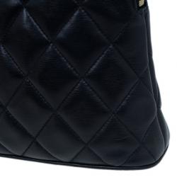 مملوكة مسبقًا Chanel Black Lambskin Vintage Mademoiselle Small Shoulder Bag