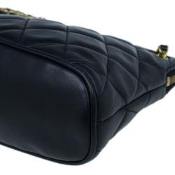 مملوكة مسبقًا Chanel Black Lambskin Vintage Mademoiselle Small Shoulder Bag