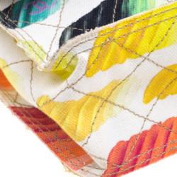 Pre Owned Chanel Multicolor Watercolor Colorama Canvas Medium Classic Flap Bag
