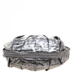 Pre Owned Chanel Grey Coated Canvas Unlimited Ligne Hobo