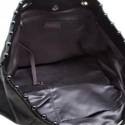 Pre Owned حقيبة شانيل مودرن جلد أسود صغيرة