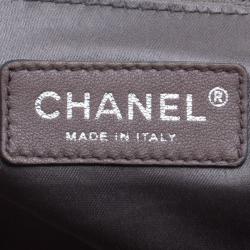 Pre Owned حقيبة شانيل مودرن جلد أسود صغيرة