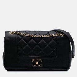 Chanel Black Small Lambskin Mademoiselle Flap