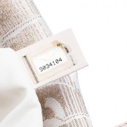 مملوكة مسبقًا Chanel Beige Shimmering Nylon Travel Ligne Tote