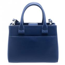 Pre Owned حقيبة شانيل ميني نويه إكسوكيتيف شوبنغ جلد أزرق