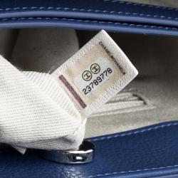 Pre Owned حقيبة شانيل ميني نويه إكسوكيتيف شوبنغ جلد أزرق