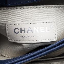 Pre Owned حقيبة شانيل ميني نويه إكسوكيتيف شوبنغ جلد أزرق