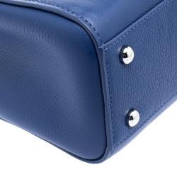 Pre Owned حقيبة شانيل ميني نويه إكسوكيتيف شوبنغ جلد أزرق