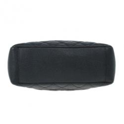 مملوكة مسبقًا Chanel Black Caviar Petite Shopping Tote