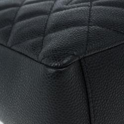 مملوكة مسبقًا Chanel Black Caviar Petite Shopping Tote