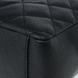 مملوكة مسبقًا Chanel Black Caviar Petite Shopping Tote
