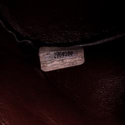 مملوكة مسبقًا Chanel Dark Brown Quilted Leather Vanity Case