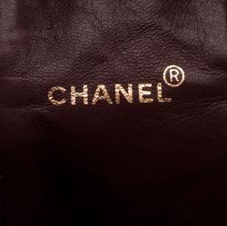 مملوكة مسبقًا Chanel Dark Brown Quilted Leather Vanity Case