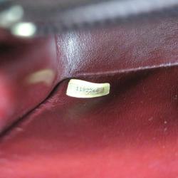 Pre Owned Chanel Black Lambskin Single Flap Shoulder Bag